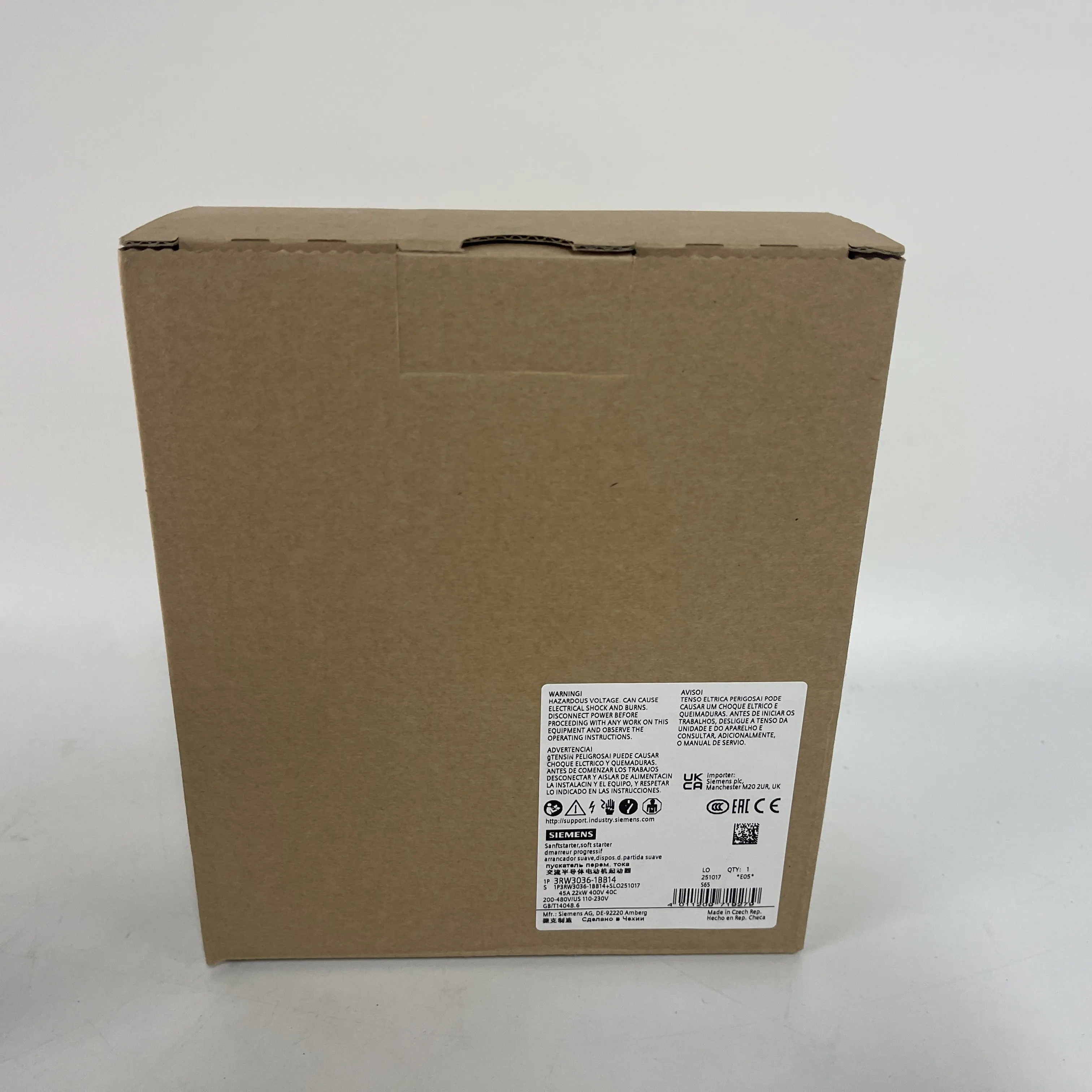 Siemens Frequency Inverter 3RW3036-1BB14 Siemens Frequency Inverter 3RW3036-1BB14