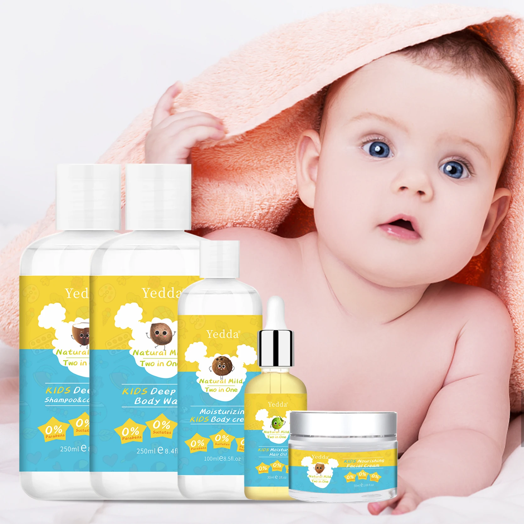 Private Label Moisturizing Baby Body Whitening Cream Skin