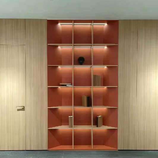 Melinco Eco-Friendly Living Room & Home Bar Storage Cabinet with Wall-Matched Doors for Modern Indoor Spaces