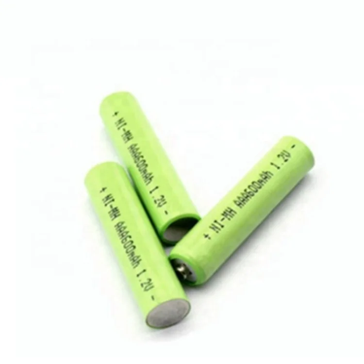 Low self dischrage  AAA 1.2V 400mAh cylindrical customized Ni-MH  battery for toys rechargeable