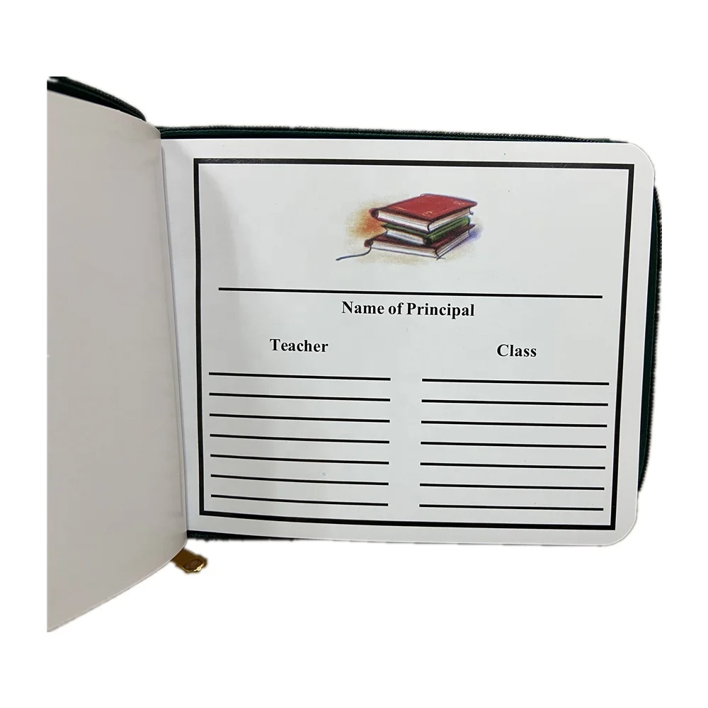 Signature Collection Autograph Book 100 Blank Unlined Pages