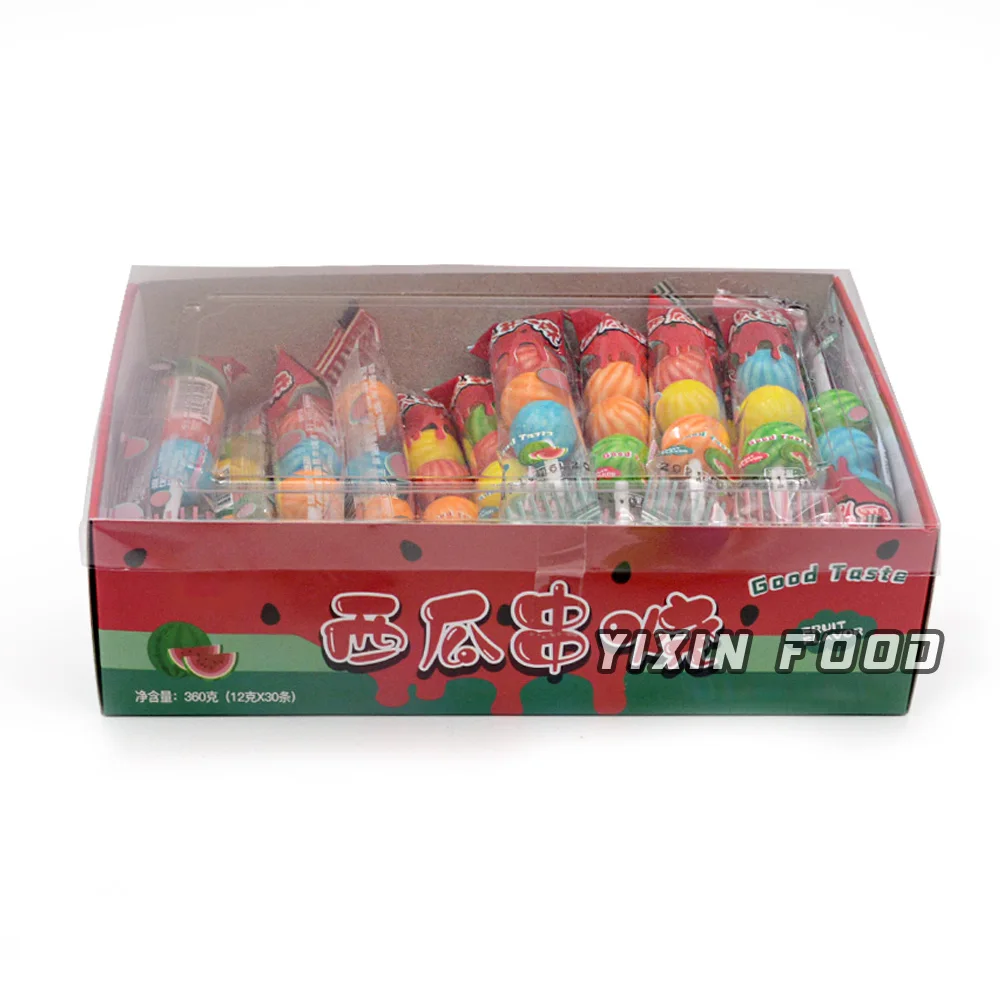 Жевательная резинка в форме леденца со вкусом