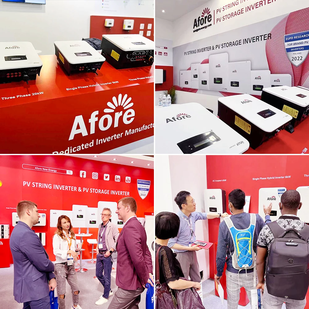 Cheap Prices Afore on Grid Inverter 1Kw 2Kw 3Kw Single Phase Solar Power Inverters 50Hz 60Hz for Home