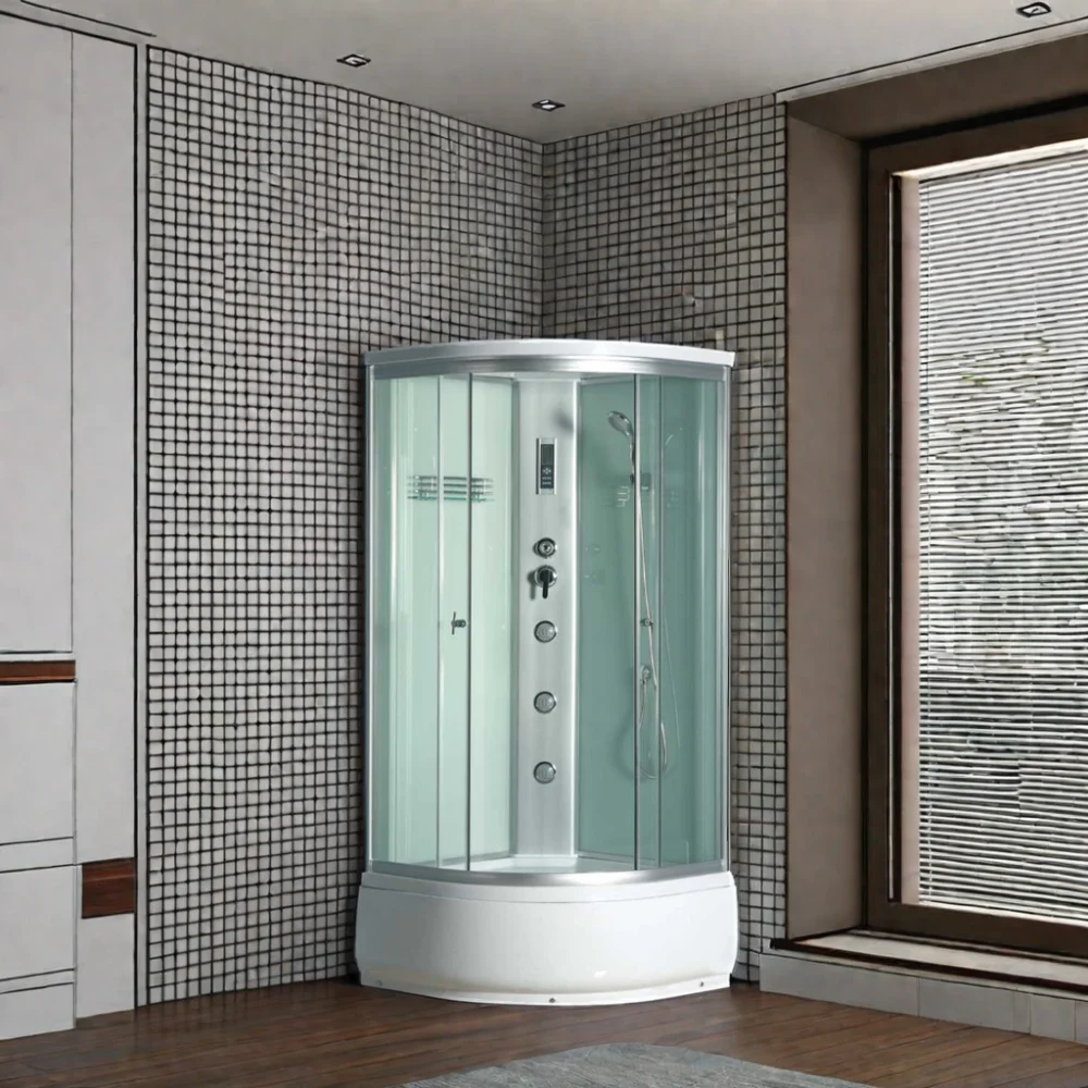 Philippines Portable Prefab Bathroom Modular Steam Shower Room