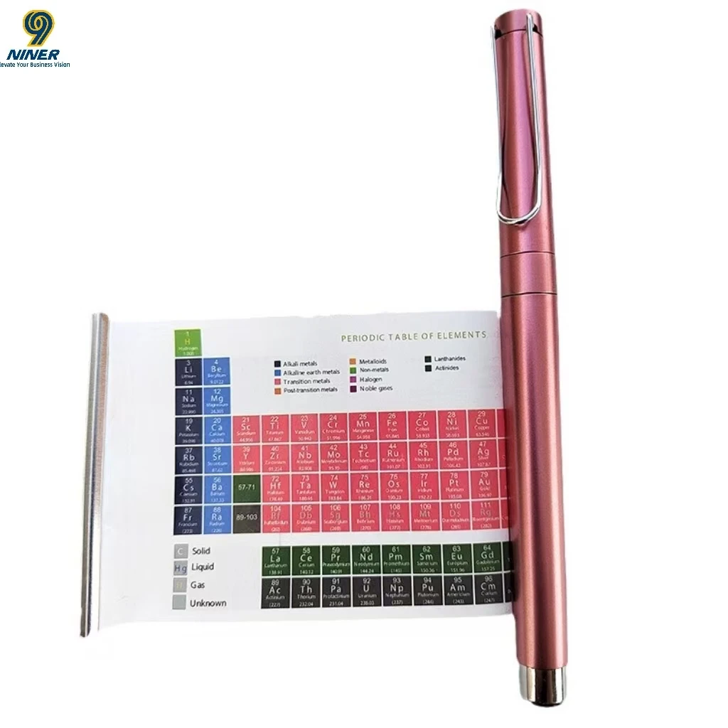 Advertising Paper and Pen Customized Creative Gift Pen Metal Pull Rod Pen Corporate Logo Customization preview 2
