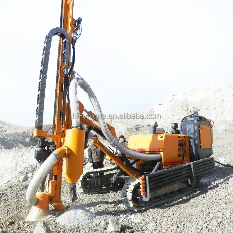 Crawler Down Hole Drill 32m Small Scale Mining Drilling Rig Equipment Machine