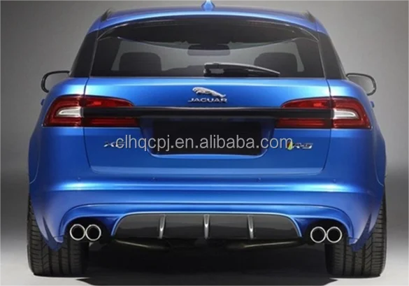 For Jaguar XF2012-2015 Base Upgrade to XFR-S Version Low to High Front Bumper Completely Exhaust Rear Lip Body Kit