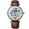 Cuir marron-acier blanc-farine blanche