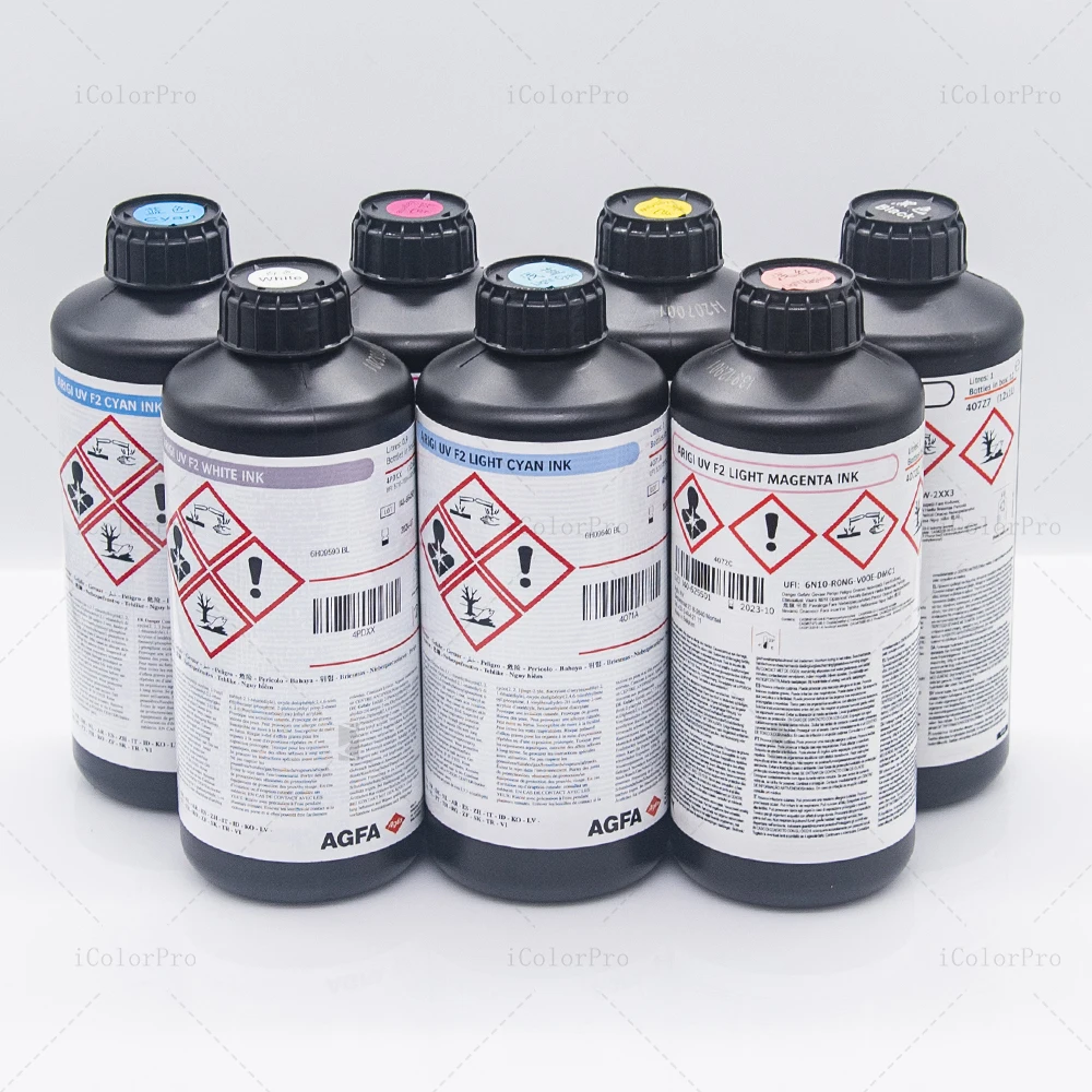 Low MOQ AGFA F2 Curable UV Ink for Ricoh Gen5 Print Head Printer Printhead