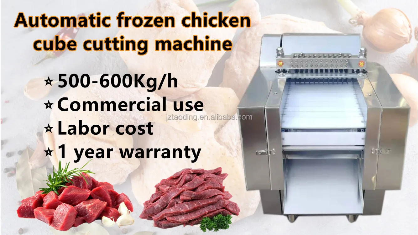 Usa Frozen Small Electric Meat Cutter Machine Cube Automatic Chicken