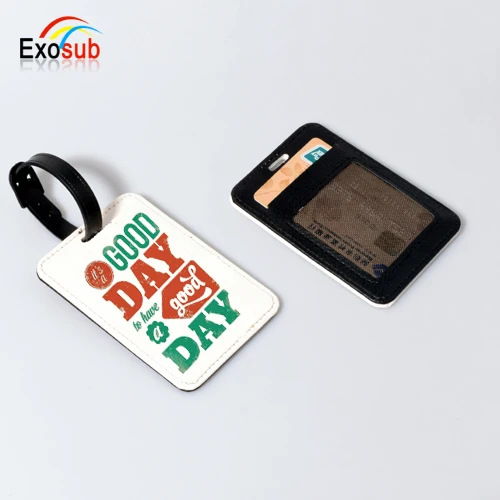 Luggage Tags With Business Card Holder 