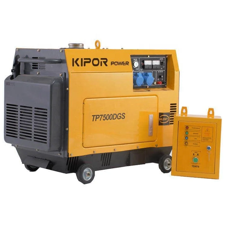 KIPOR POWERサイレントディーゼル発電機7KVA