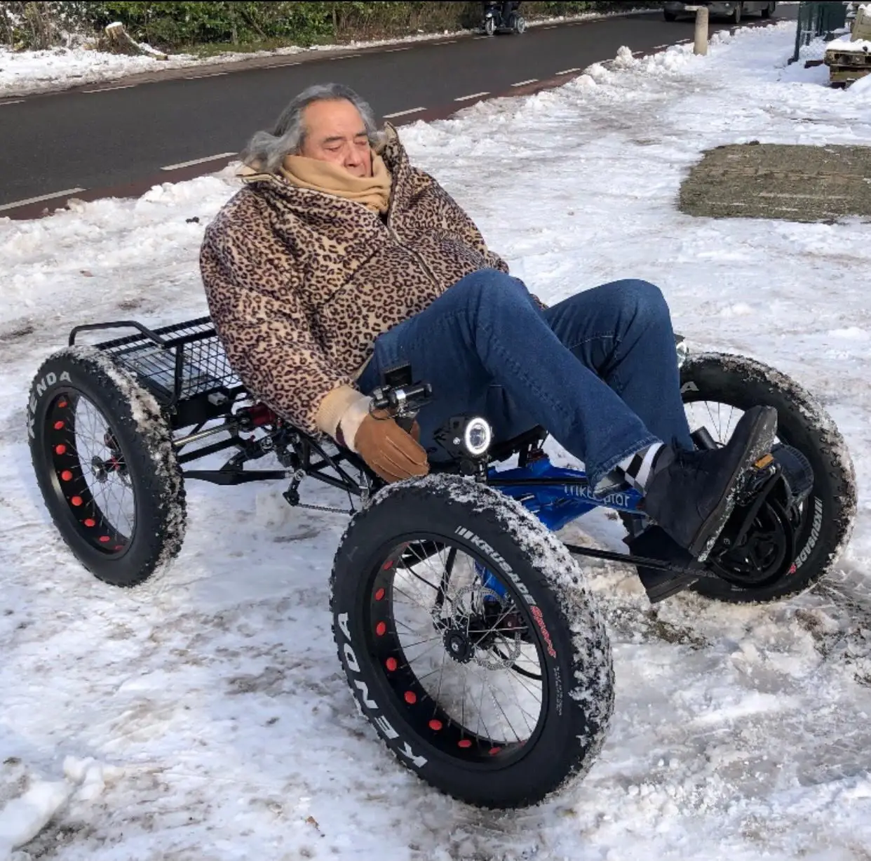 Trikexplor Mountain 4wd Offroad Bafang 500w Electric Fat Tire