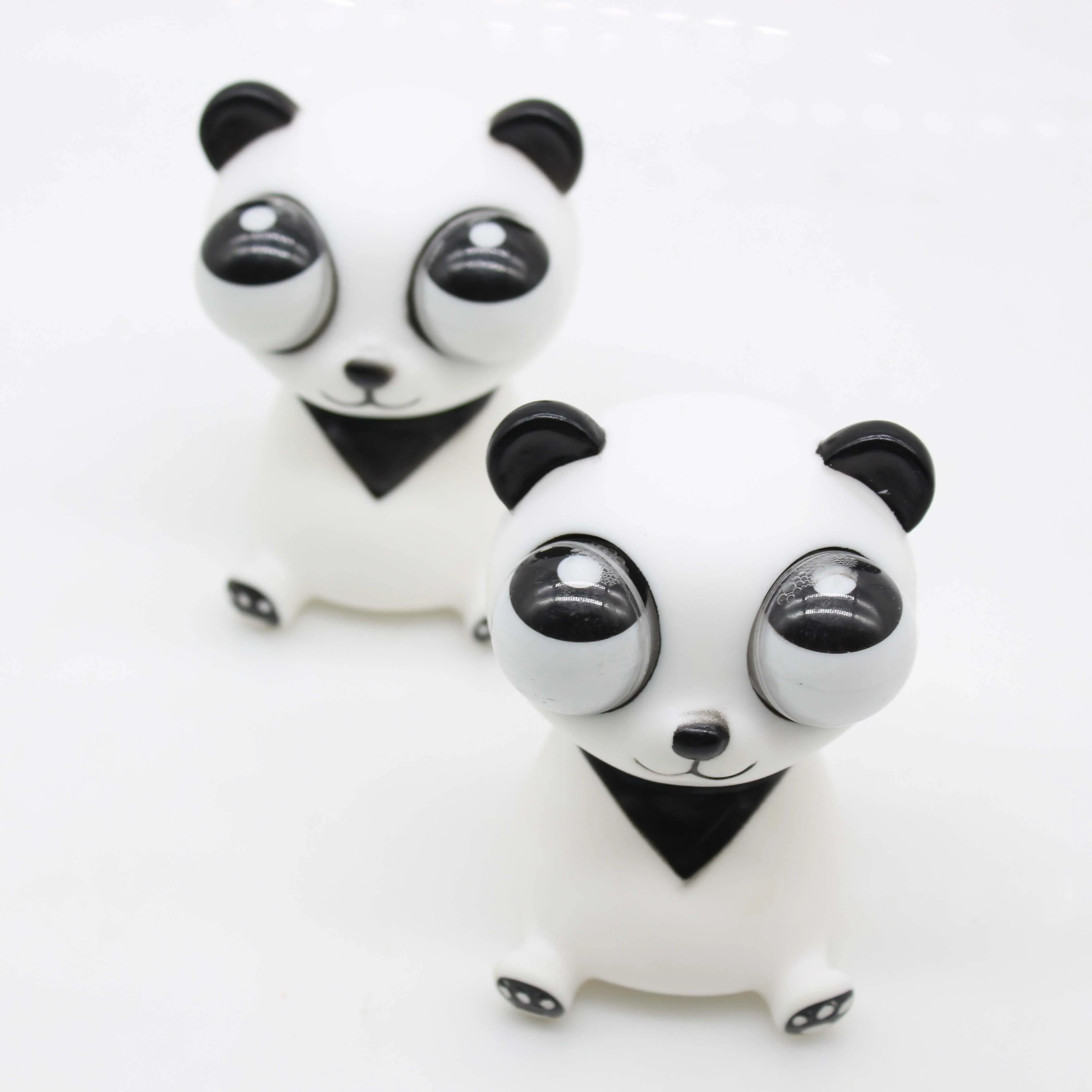 Pop Out Eyes Doll Funny Cartoon Panda Bear Woif Model Squeeze ...