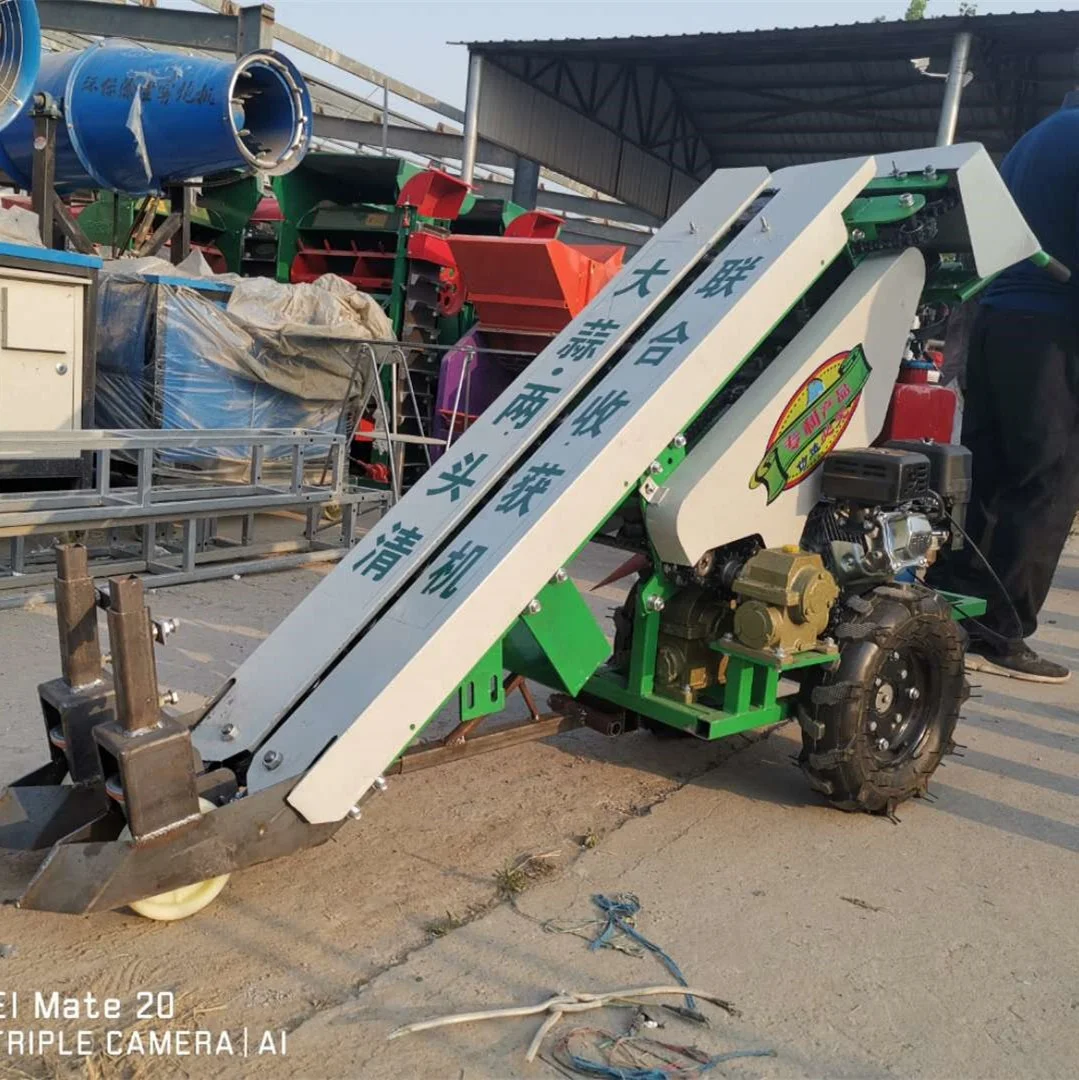 High Efficiency Save Labor Garlic Excavator Harvester Machine With Rhizome Cutting Functions