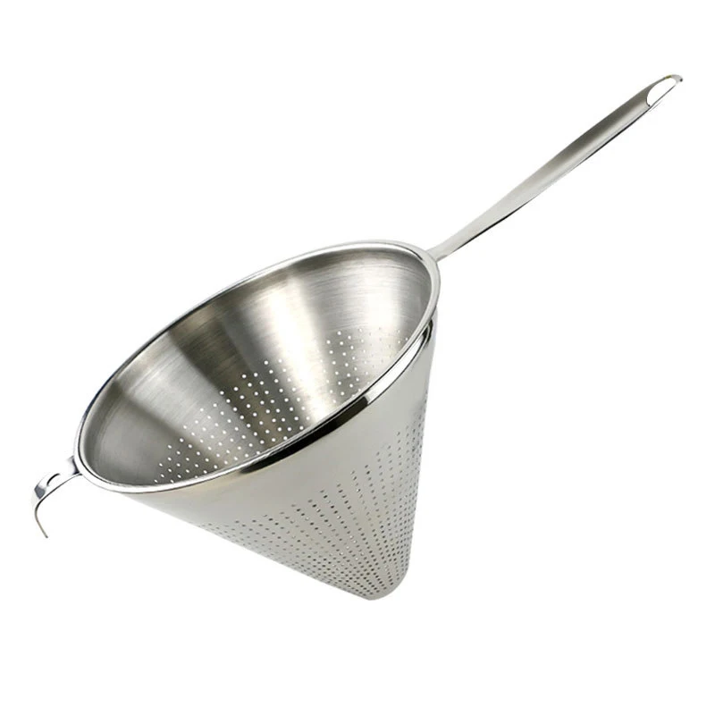 High Quality Flour Coneshaped Stainless Steel Flour Kitchen Mesh Sieve