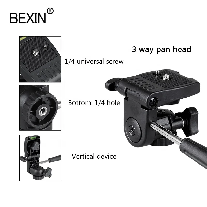 BEXIN aluminum Compact folding table extendable gadget Camera hand held mini desktop tripod for iphone mobile phone dslr camera