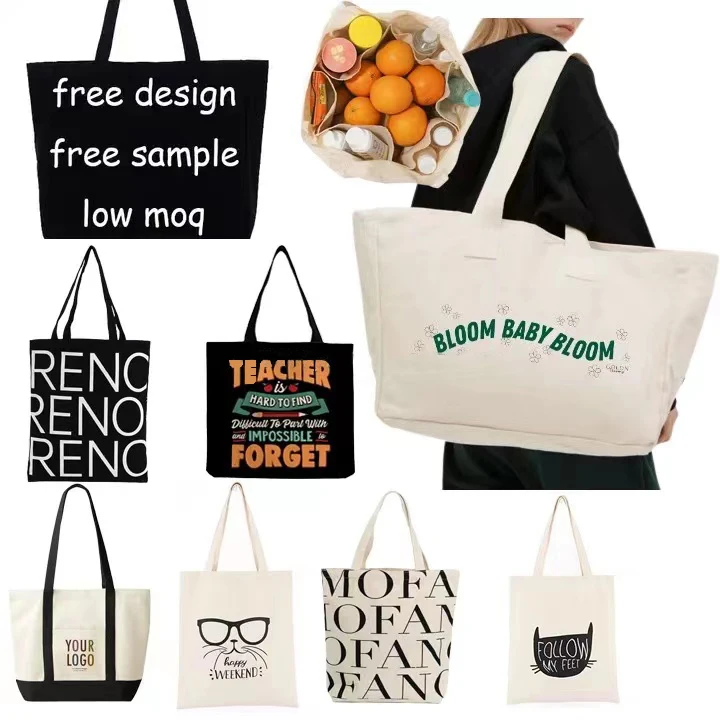 Urban Backwoods Keep Calm And Rock On Cotton Tote Bag – Reusable Shopping Bag With Long Handles