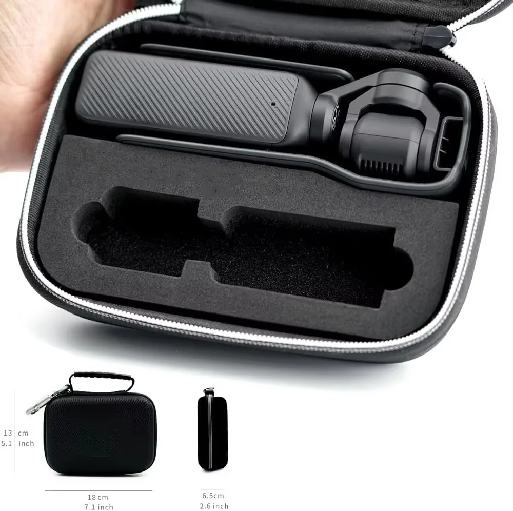product laudtec eva travel carrying bag for dji osmo pocket 3 water resistant hard zipper bags lightweight customized logo yxj38-5