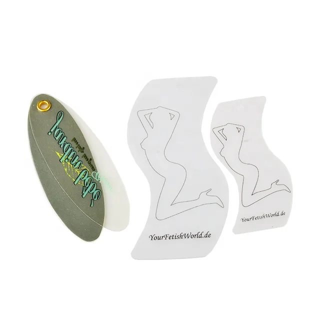 Пользовательский Матовый ПВХ пластиковый подвесной ярлык горячая Распродажа PP Одежда ценник прозрачный подвесной ярлык