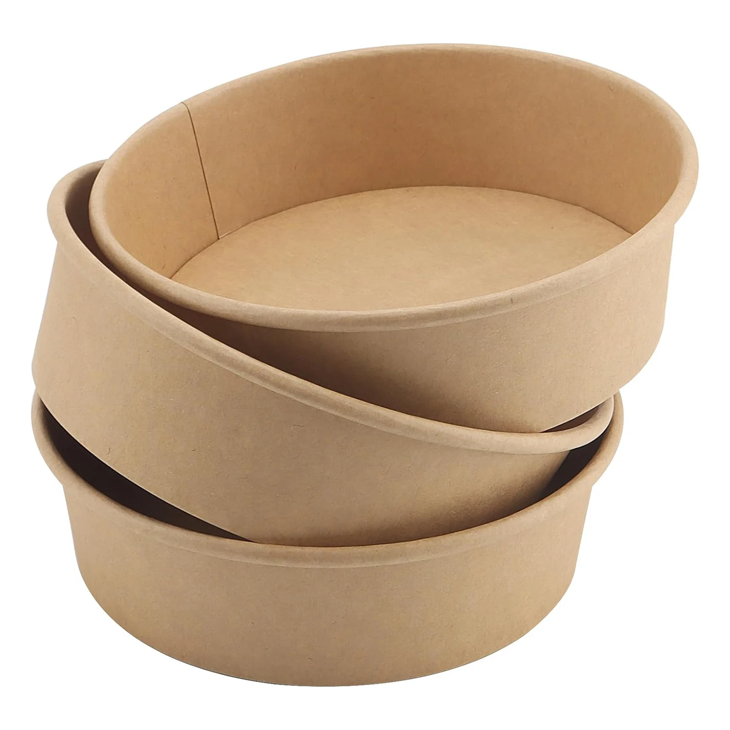Disposable Take Away Bowl Microwave Safe Ramen Noodle Soup Container Leakproof Salad Fruit Pasta Sushi Packaging With Lid