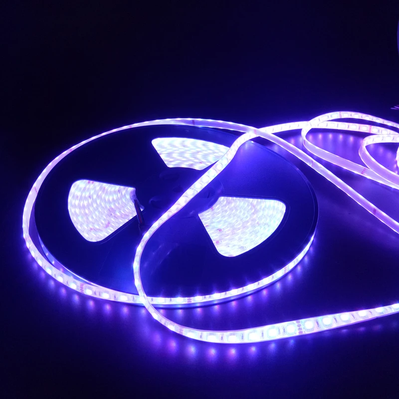 Водонепроницаемая светодиодная лента 12 в 24 в 5050 rgb IP68 20 м 60 светодиодов/м