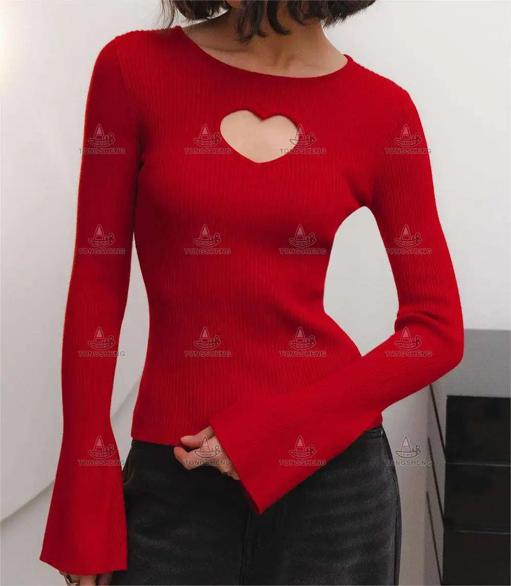 OEM ODM fabbrica all'ingrosso di colore solido in maglia a coste