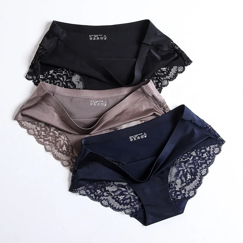 Ladies Underwear Wholesale Nylon Briefs Ice Silk Panties – ElegantGirlStore