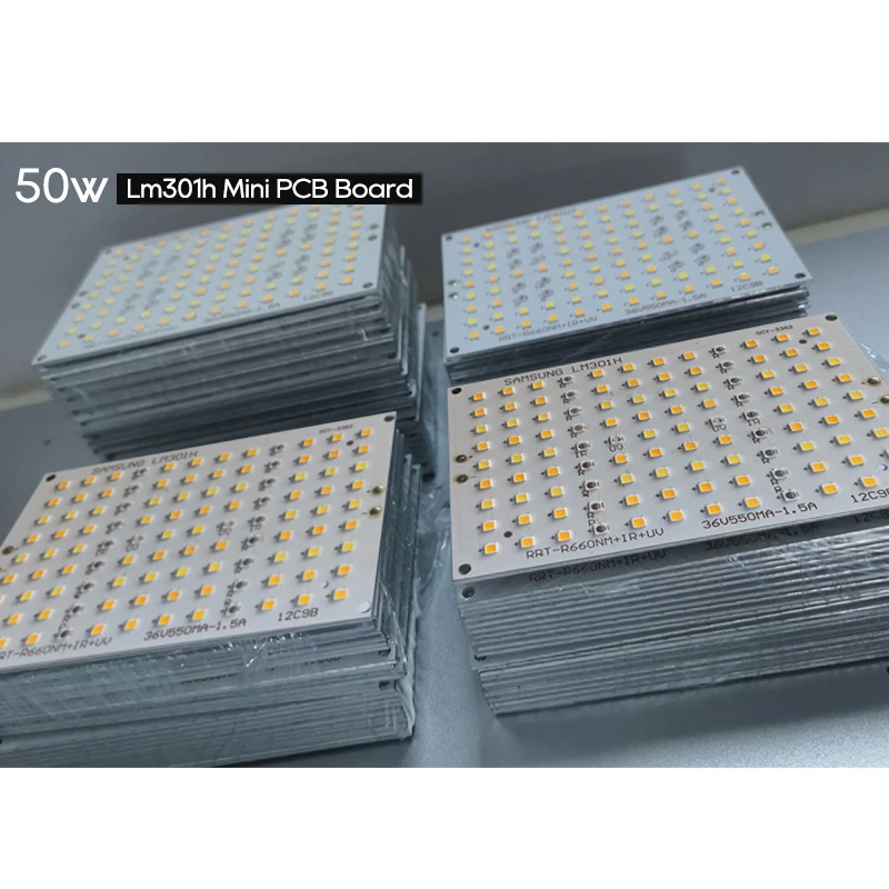 50w Mini Quantum LED Grow Light - Full Spectrum Samsung LM301H