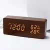 Brown wood with white lettering - Japanese radio (rectangular)