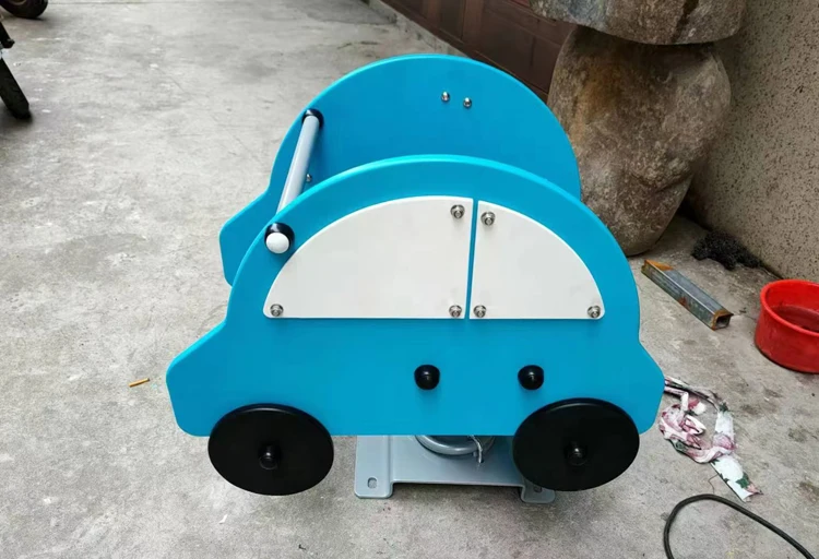 Hot-selling Custom-made Outdoor Playground, Children's Rocking Horse Garden Game, and Toddler See-saw Spring Horse