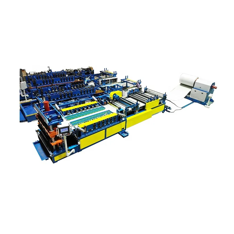 Модульная линия по производству сэндвич-панелей для очистки каменной ваты