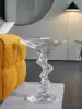 Crystal transparent side