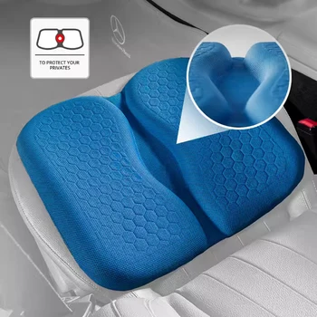 Orthopedic Hemorrhoids Office Chair Pressure Relief Coccyx Seat Cushion TPE Breathable Honeycomb Gel Car Seat Cushions