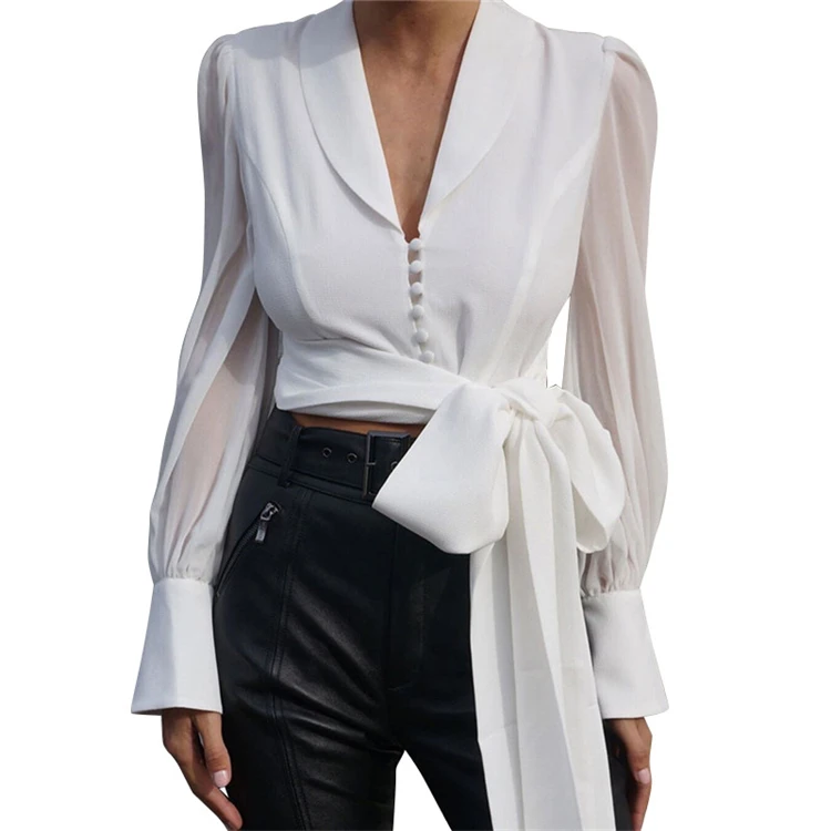 Blusas acampanadas en la cintura Clearance