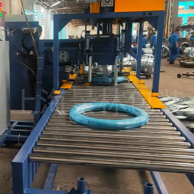 JL Automatic Horizontal Steel Wire Rope Packaging Machine Steel Wire Rope Wrapping Machine