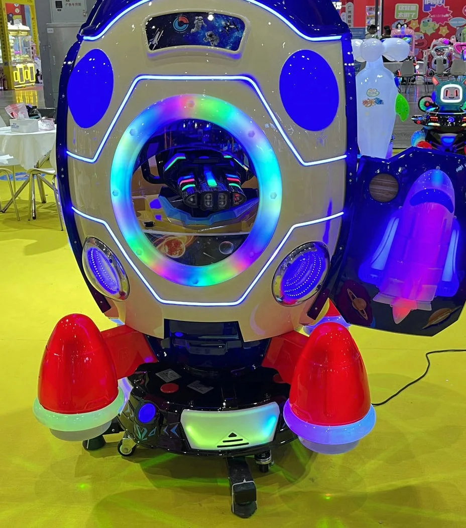Space Capsule Kiddie Ride MP5 Swing Kids Ride Coin Operated Kiddie Rides for Sales