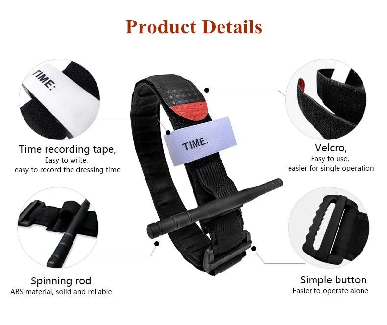Wholesale Tactical Combat Artery Tourniquet Belt Equipment For First