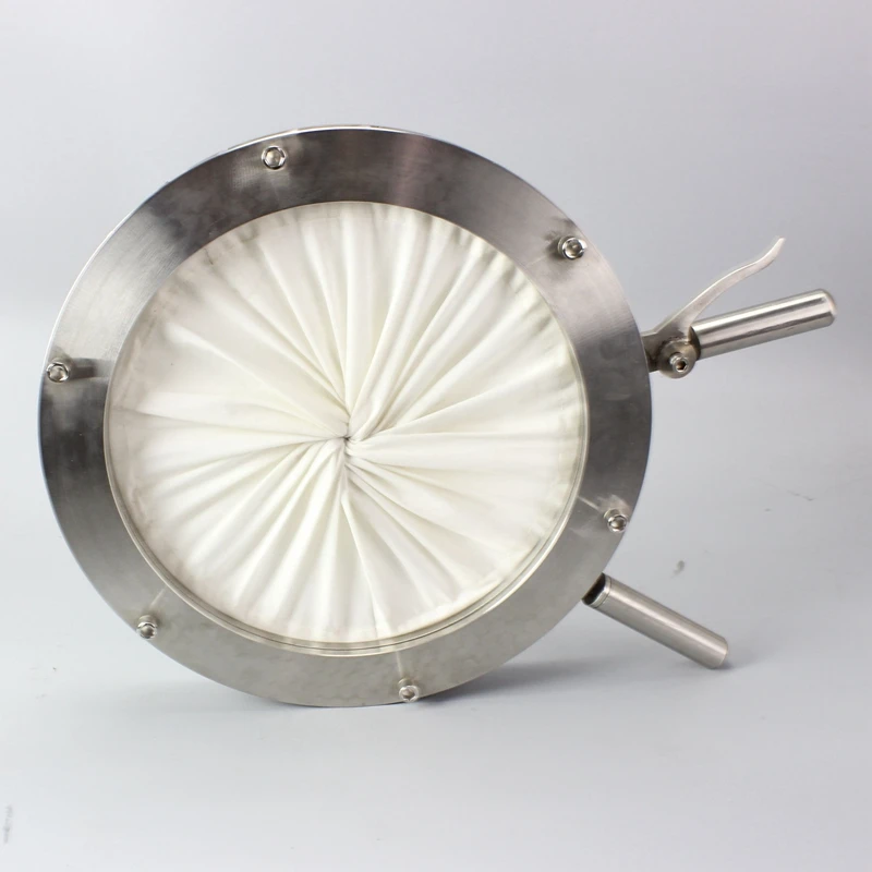 DN100 Iris Diaphragm Valve Double Diaphragm Structure OEM Stainless Steel Single Side Quick Mounting Joint