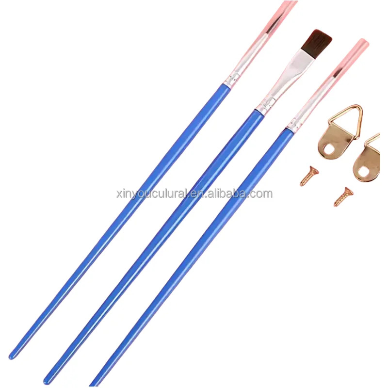 Набор миниатюрных нейлоновых кистей для рисования из 3 предметов свободные художественные кисти подходящие детской цветной живописи