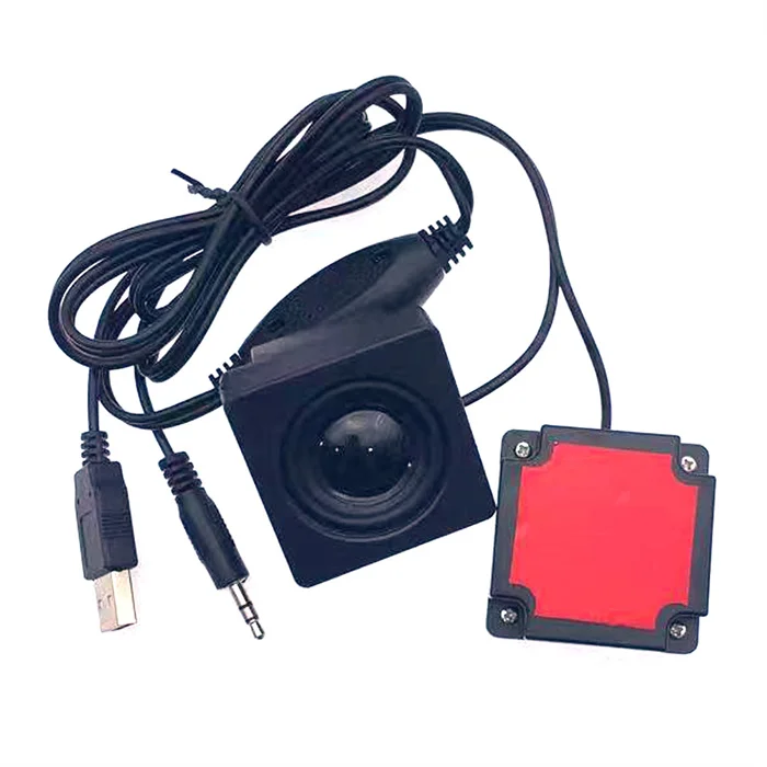 1 Pair Paste Mini Computer Speaker USB Wired Speakers Universal Stereo Sound Surround Loudspeaker for Computer Laptop Notebook