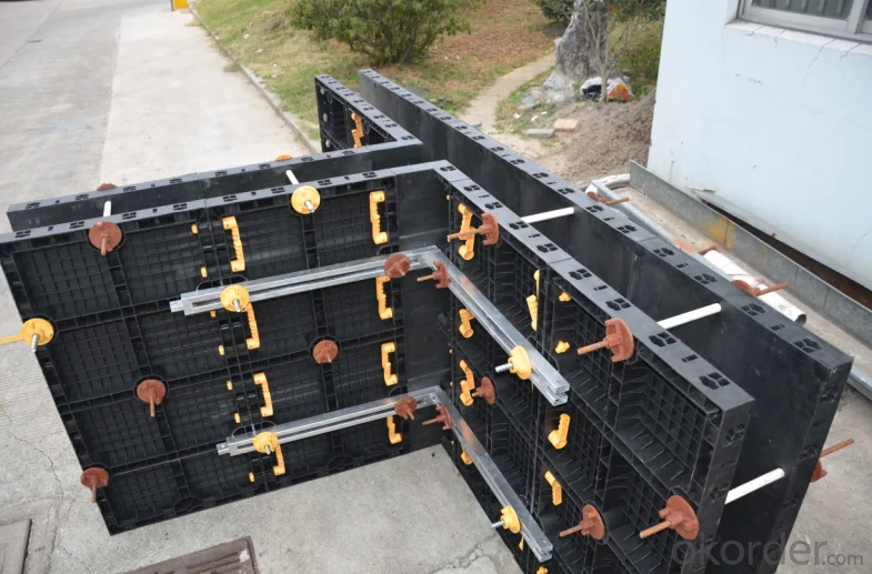 Circular Concrete Column Formwork Construction Plastic Adjustable for Building Project Plastic Formwork System