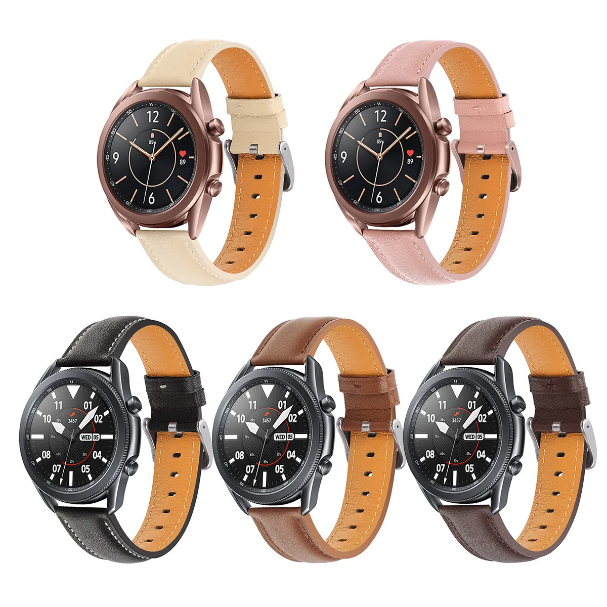 Leather Straps for Samsung Galaxy Watch Smart Watch Bands