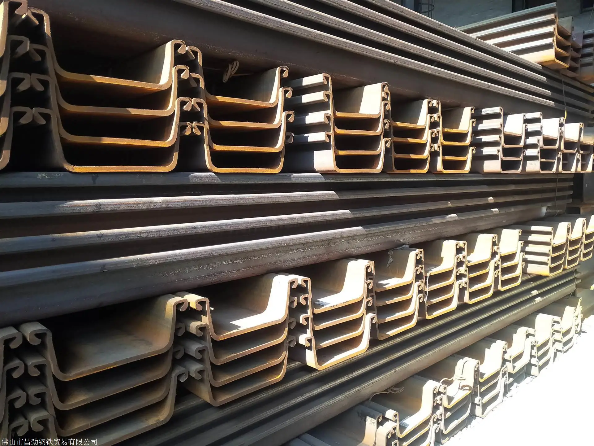 Hot Rolled Carbon Plate Larsen Steel Sheet Pile Wholesale Type 2 Steel