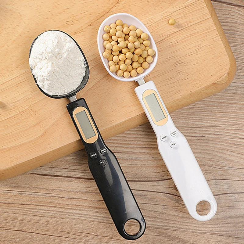 Kitchen Scale Spoon Grams Measuring Spoon, 500g/0.1g Blue Cute Digital  Scale Spoon Milligram Measuring Spoon Grams Electronic Measuring Cup 1  Piece