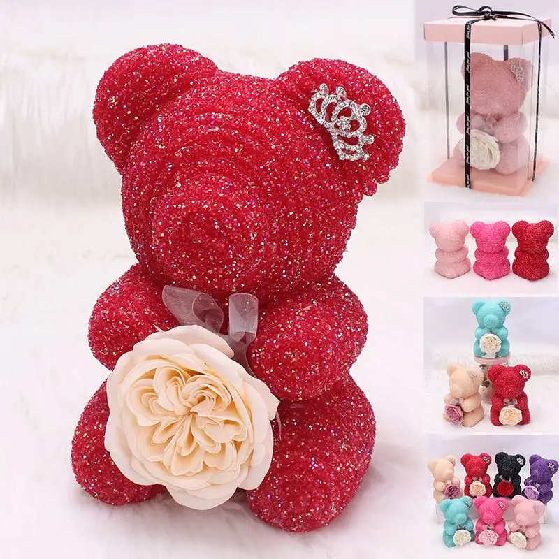 Rose teddy bear fast shipping on sale