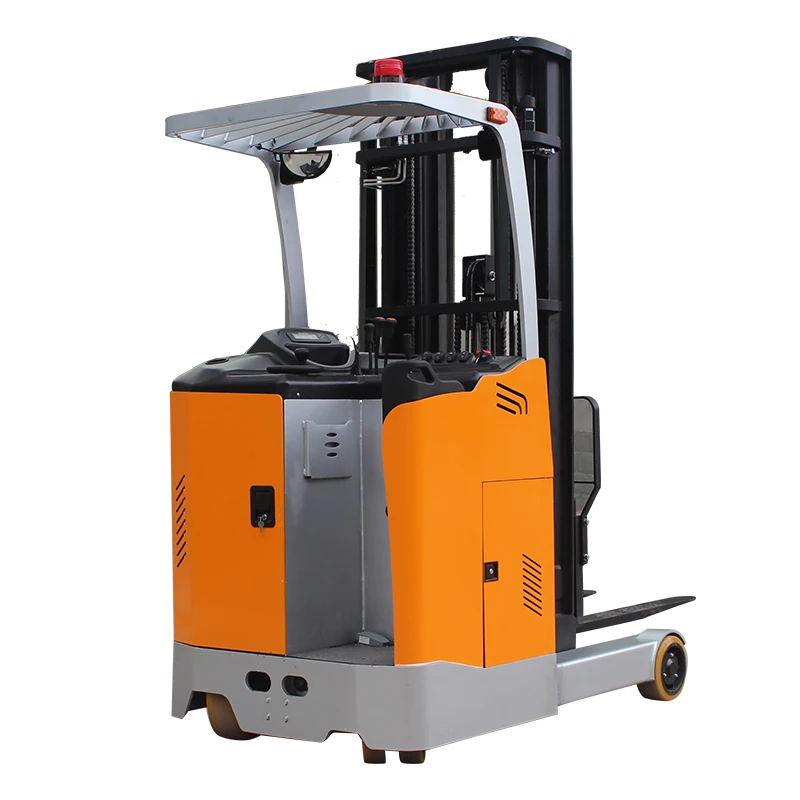 3ton Load Capacity Electric Reach Forklift Stand Type With 48v Power