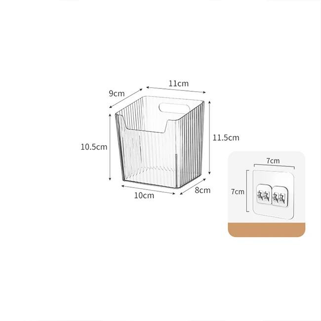 New Durable Ginger Garlic Storage Boxes Wall Mounted Hanging Basket Portable Household Universal Kitchen Bathroom Accessories