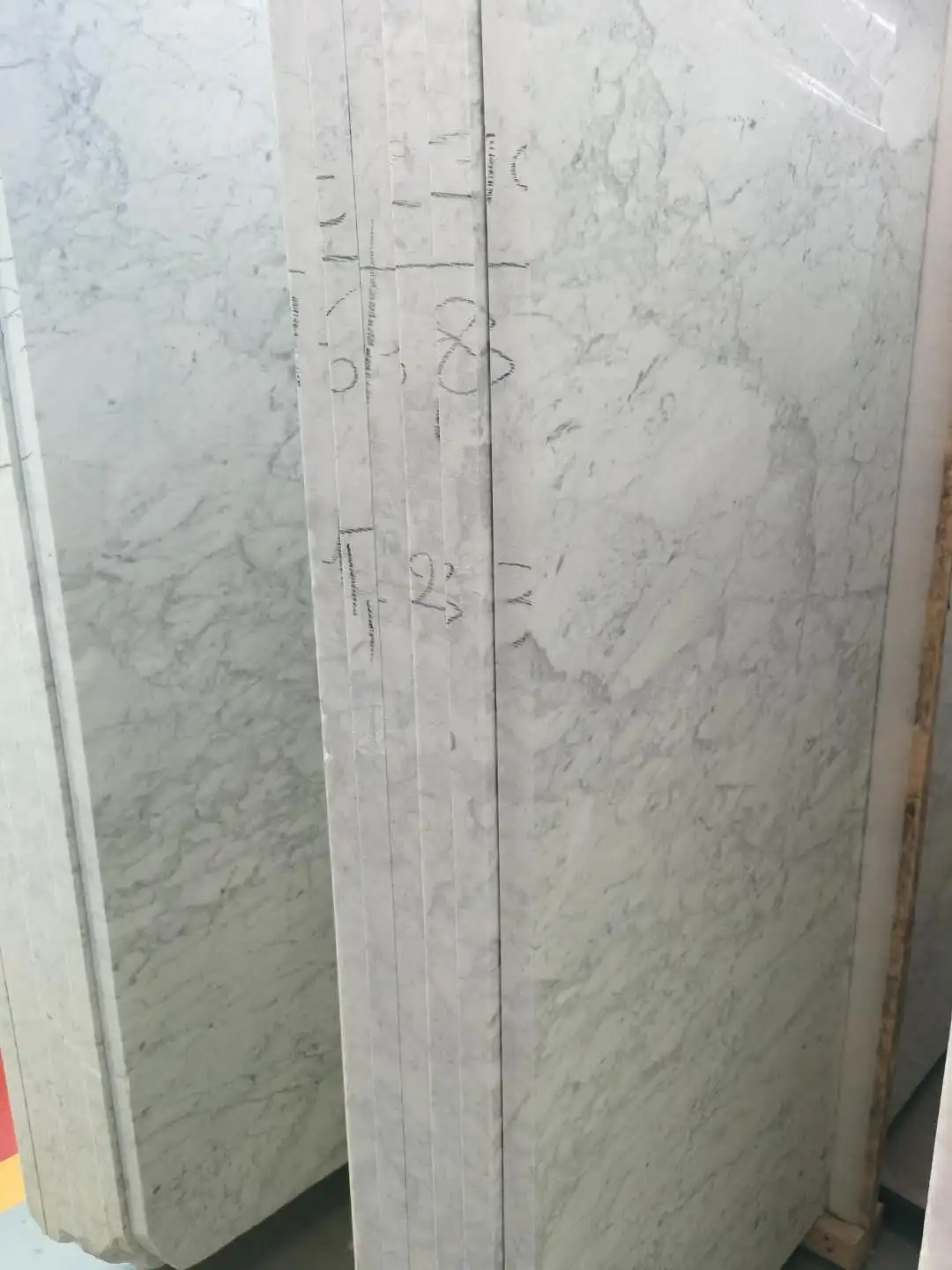Direct Import From Italy Natural Stone Carrara White Marble Slabs