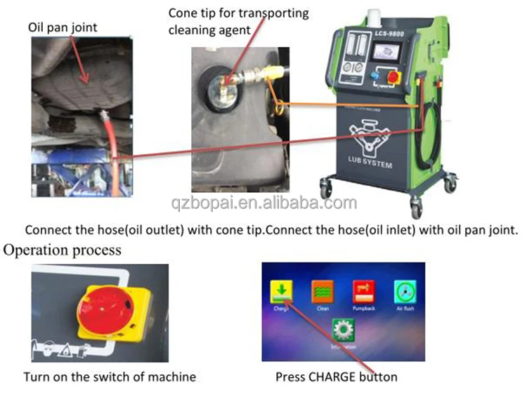 LCS-9800 Lubrication System Flush Machine - Efficient Cleaning
